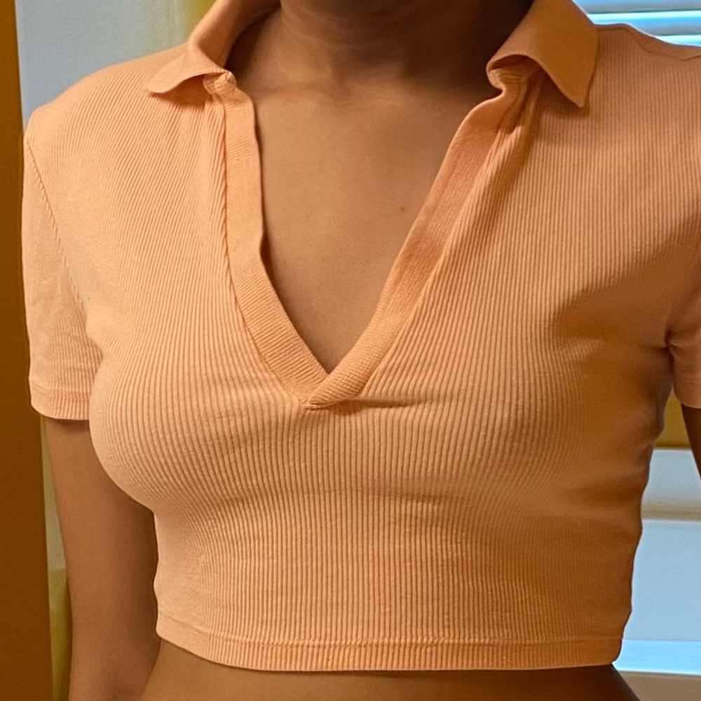 Polo crop top